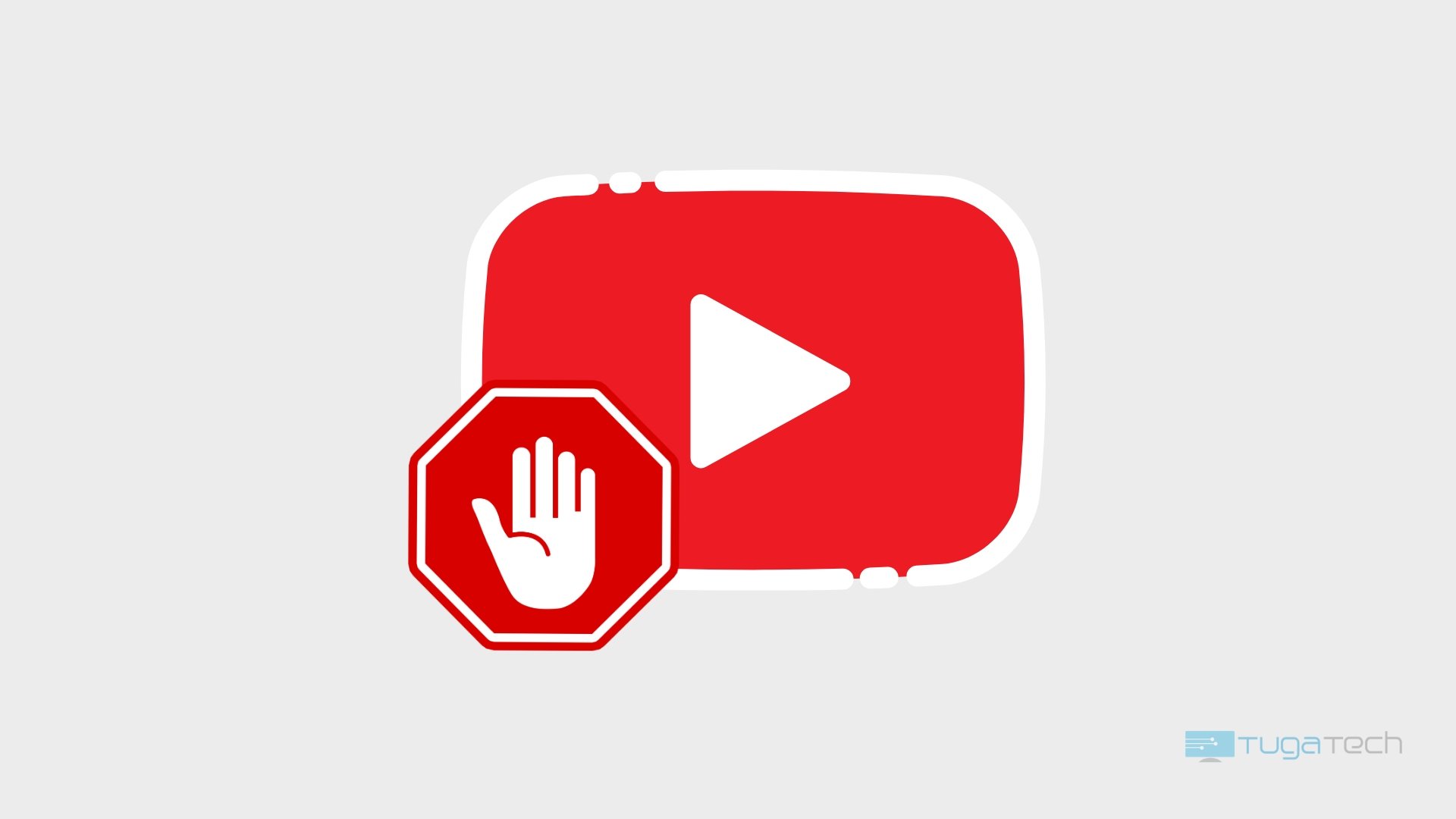 Youtube Logo com adblocker