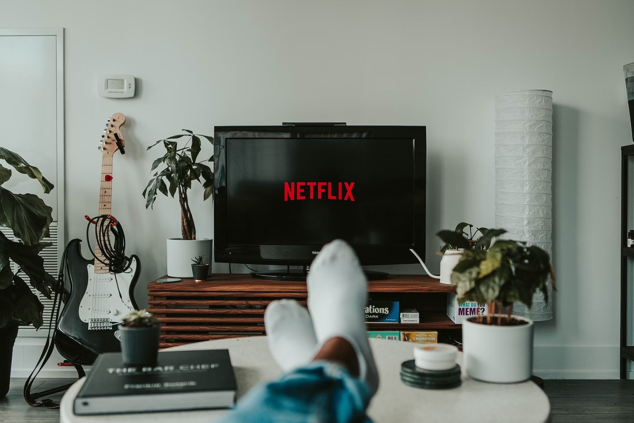 Netflix em TV de sala