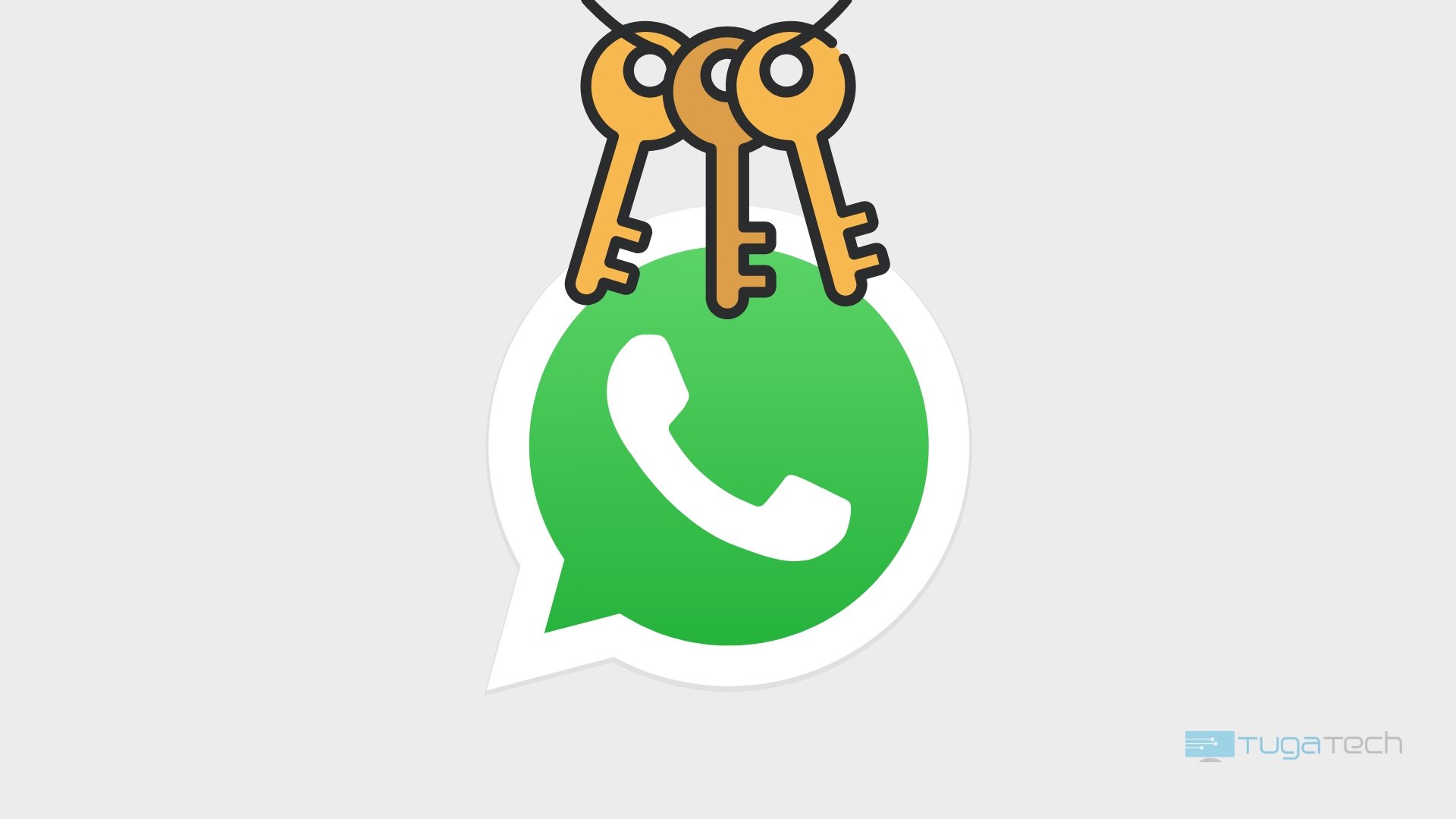 WhatsApp com chaves passkeys