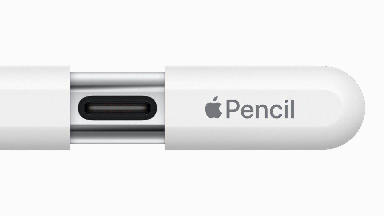 Apple Pencil com carregamento USB-C