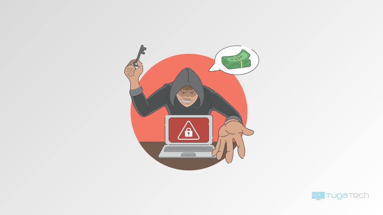 imagem de ransomware
