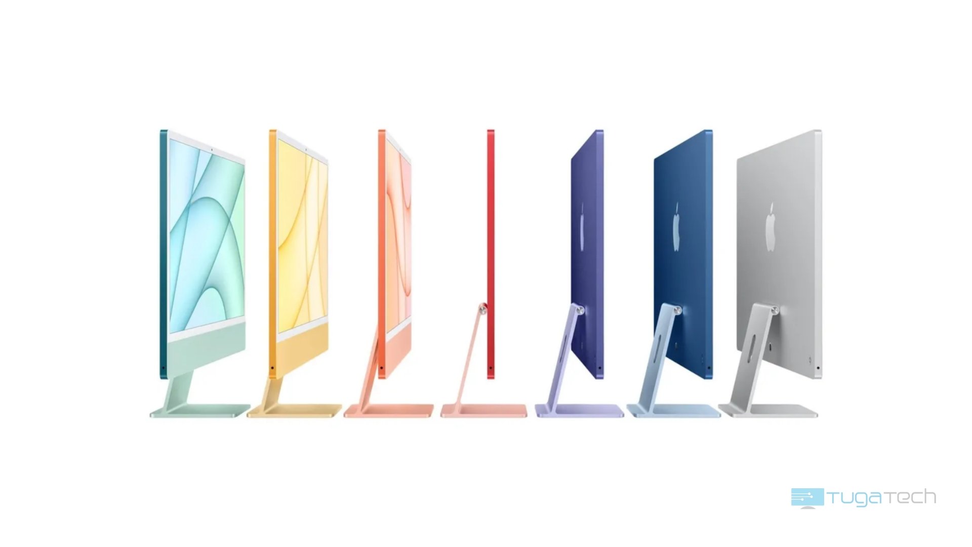Apple iMac em várias cores
