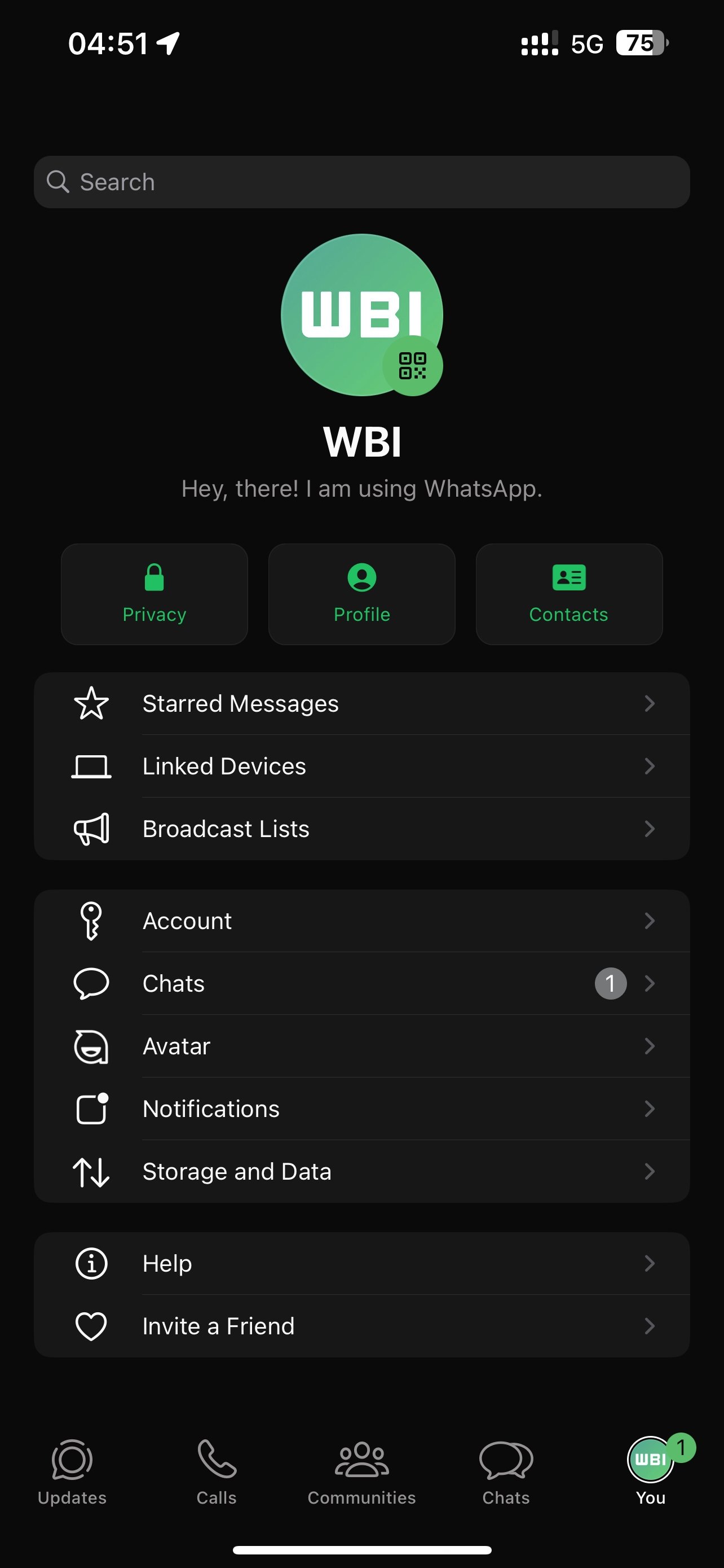 imagem da nova interface do whatsapp em ios