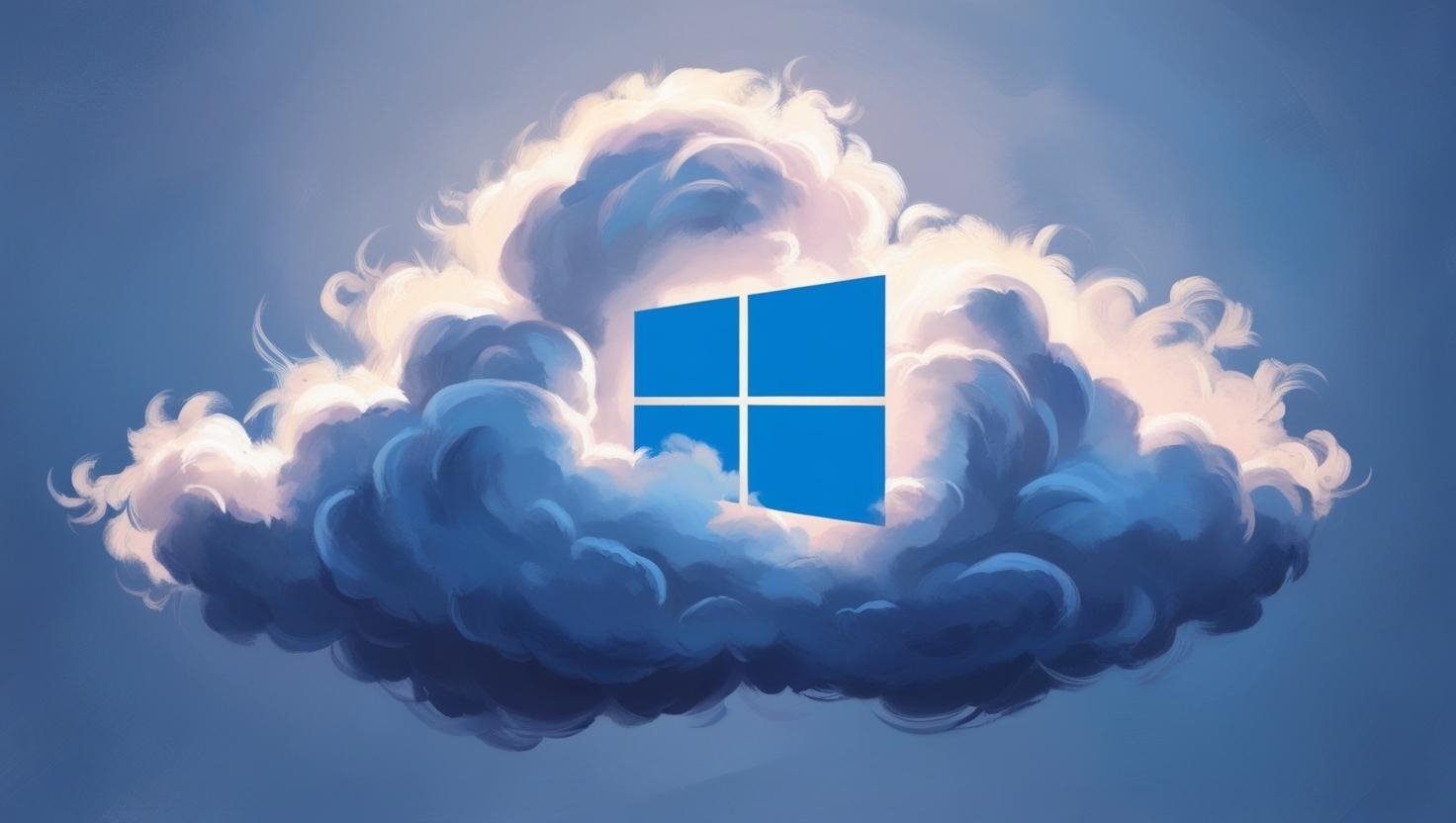 logo do Windows na cloud