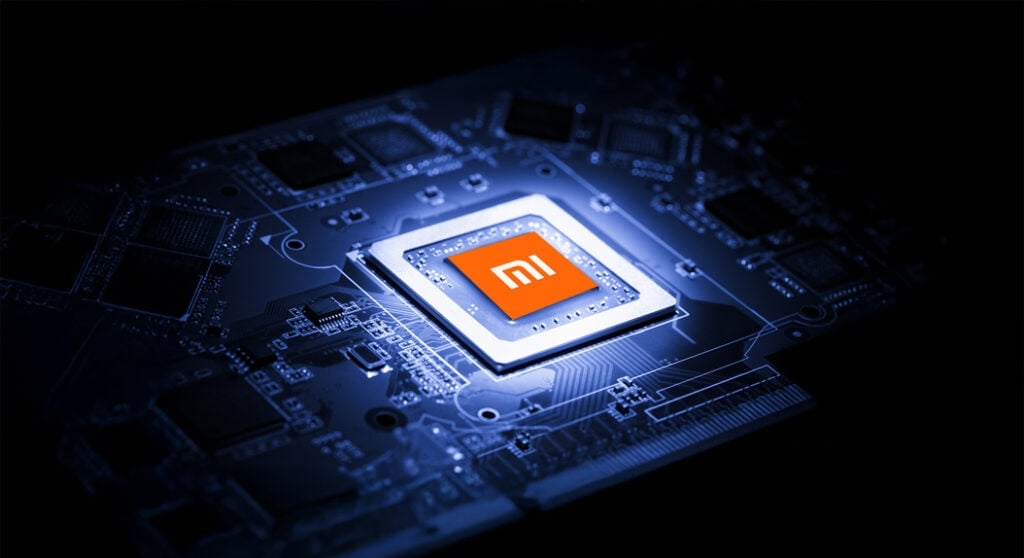 processador com a marca da Xiaomi