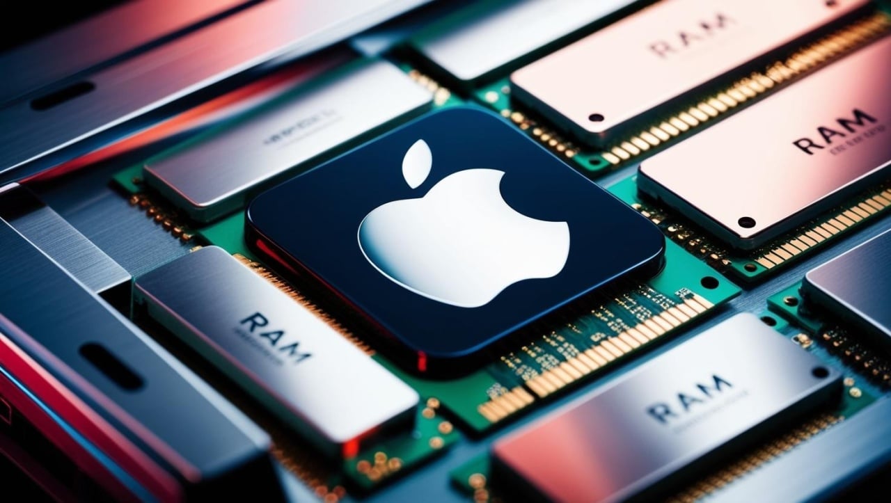 Apple no meio de RAM