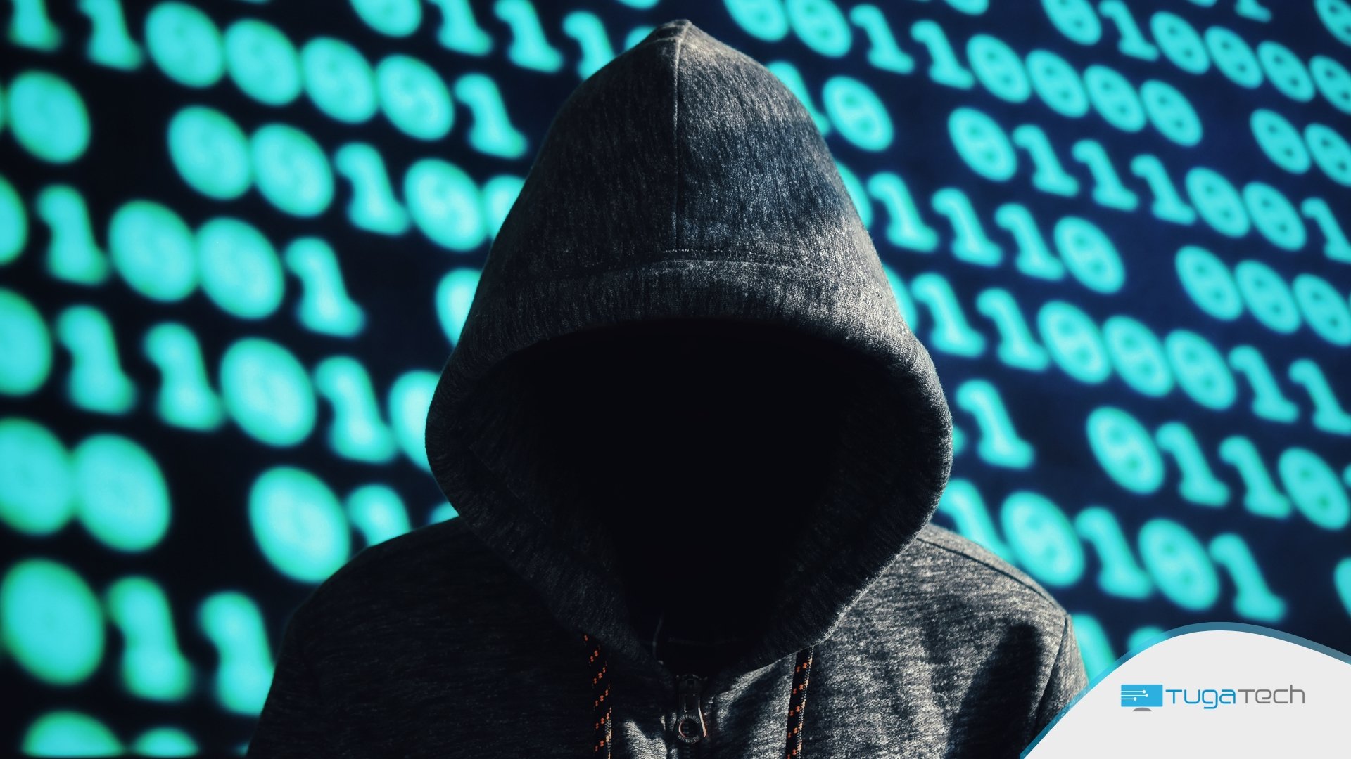 hacker vestido em versão anónima