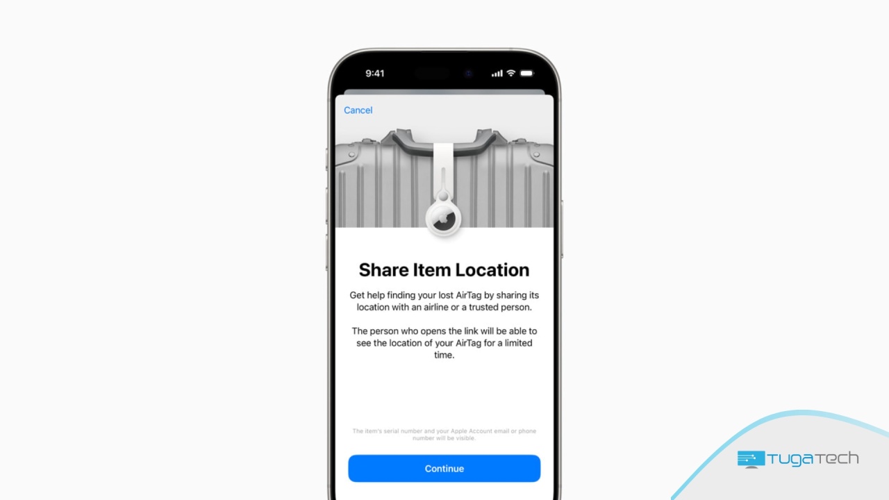 Apple Find My partilha