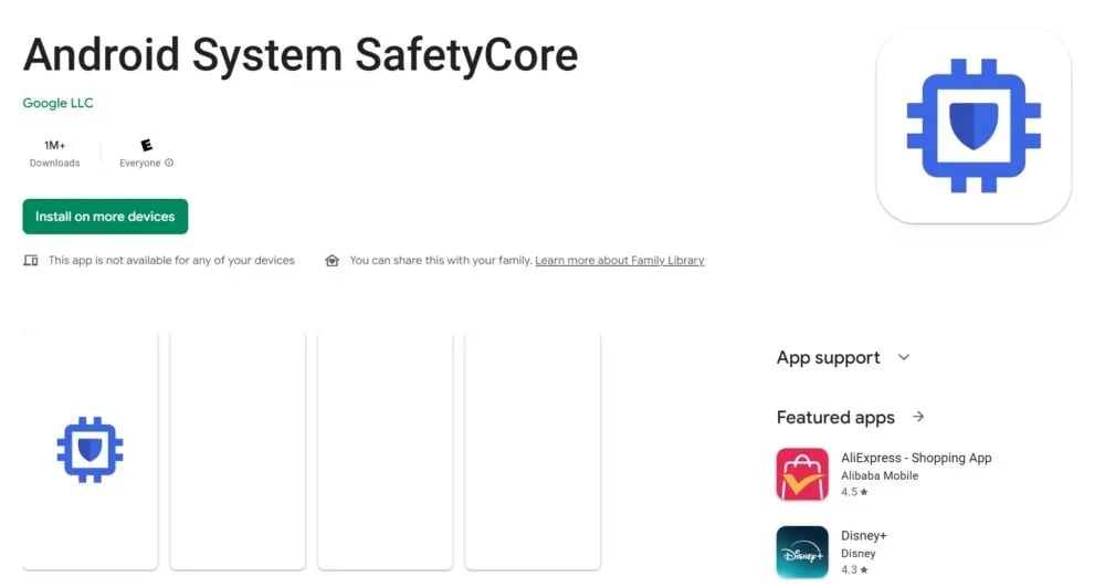 Google SafetyCore