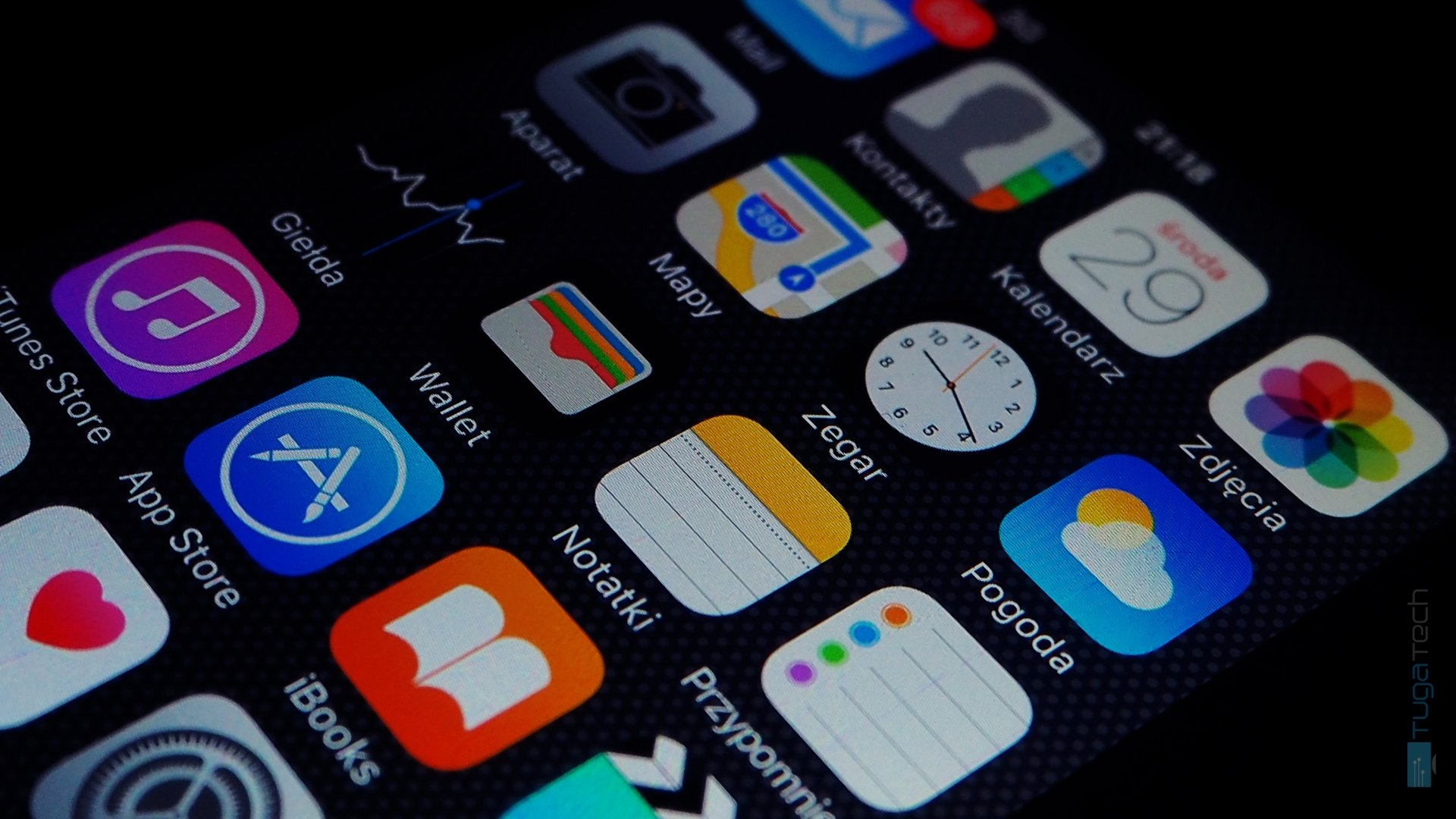 Apps em smartphone da Apple