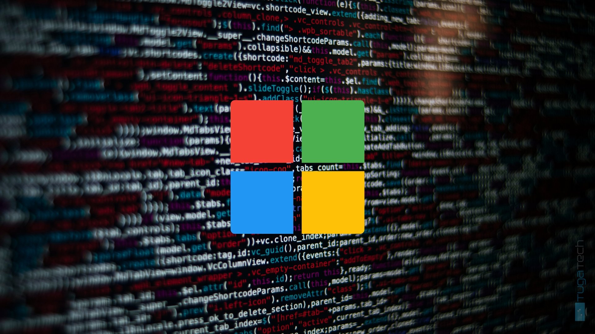 Microsoft com código de fundo