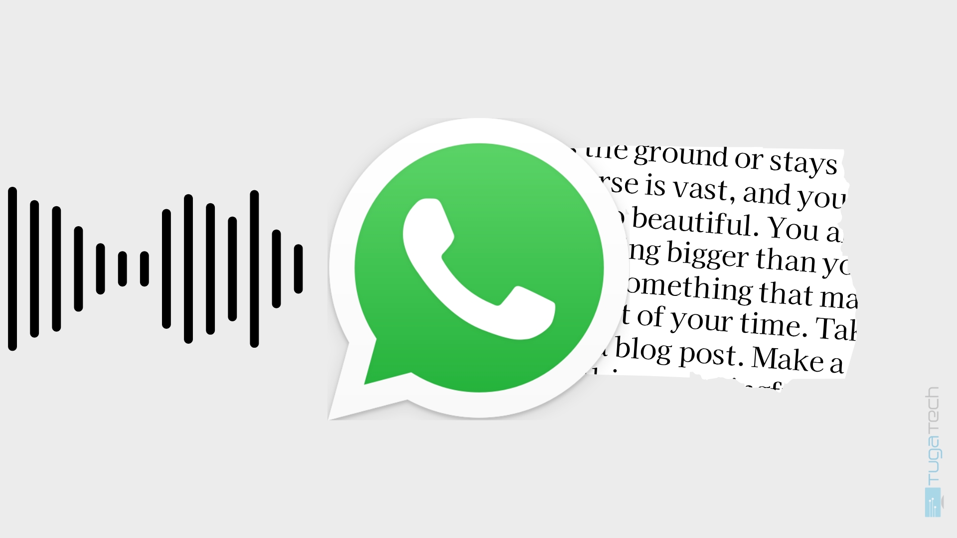 WhatsApp voz para texto