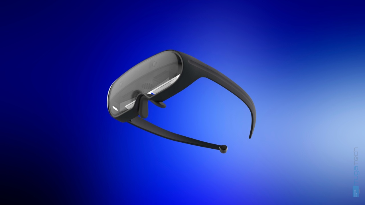 Samsung óculos de realidade aumentada conceito