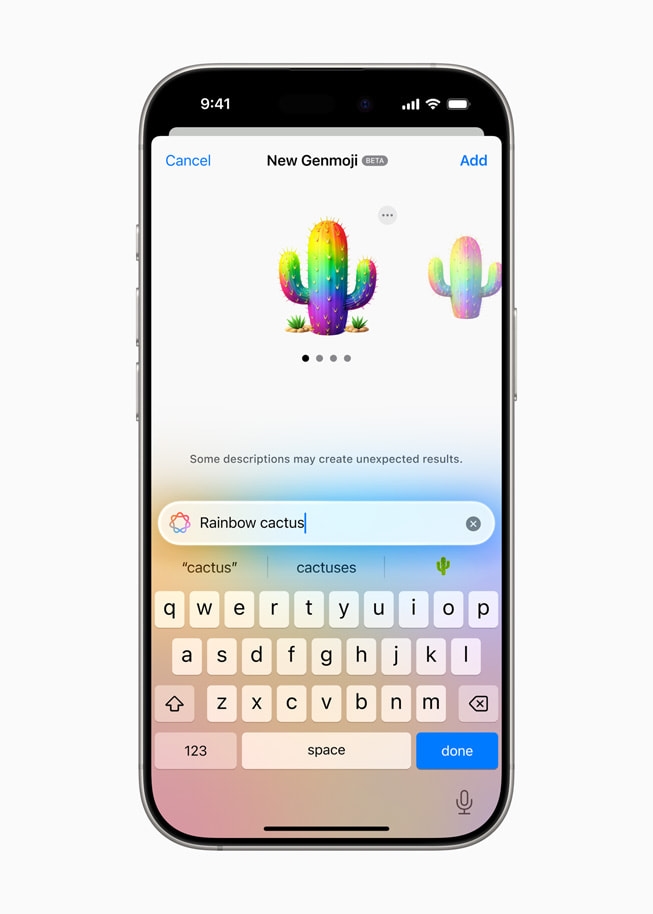 genmoji da apple