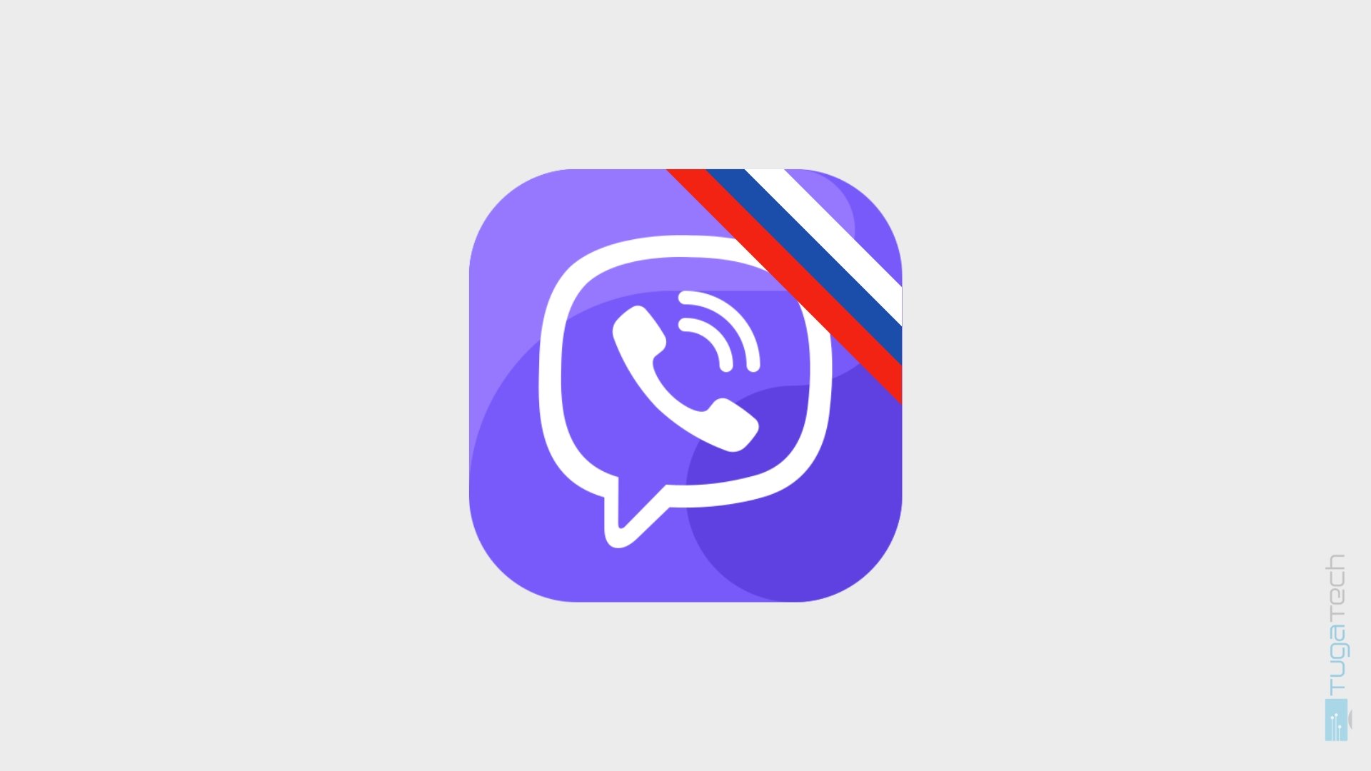 Viber com bandeira da Rússia