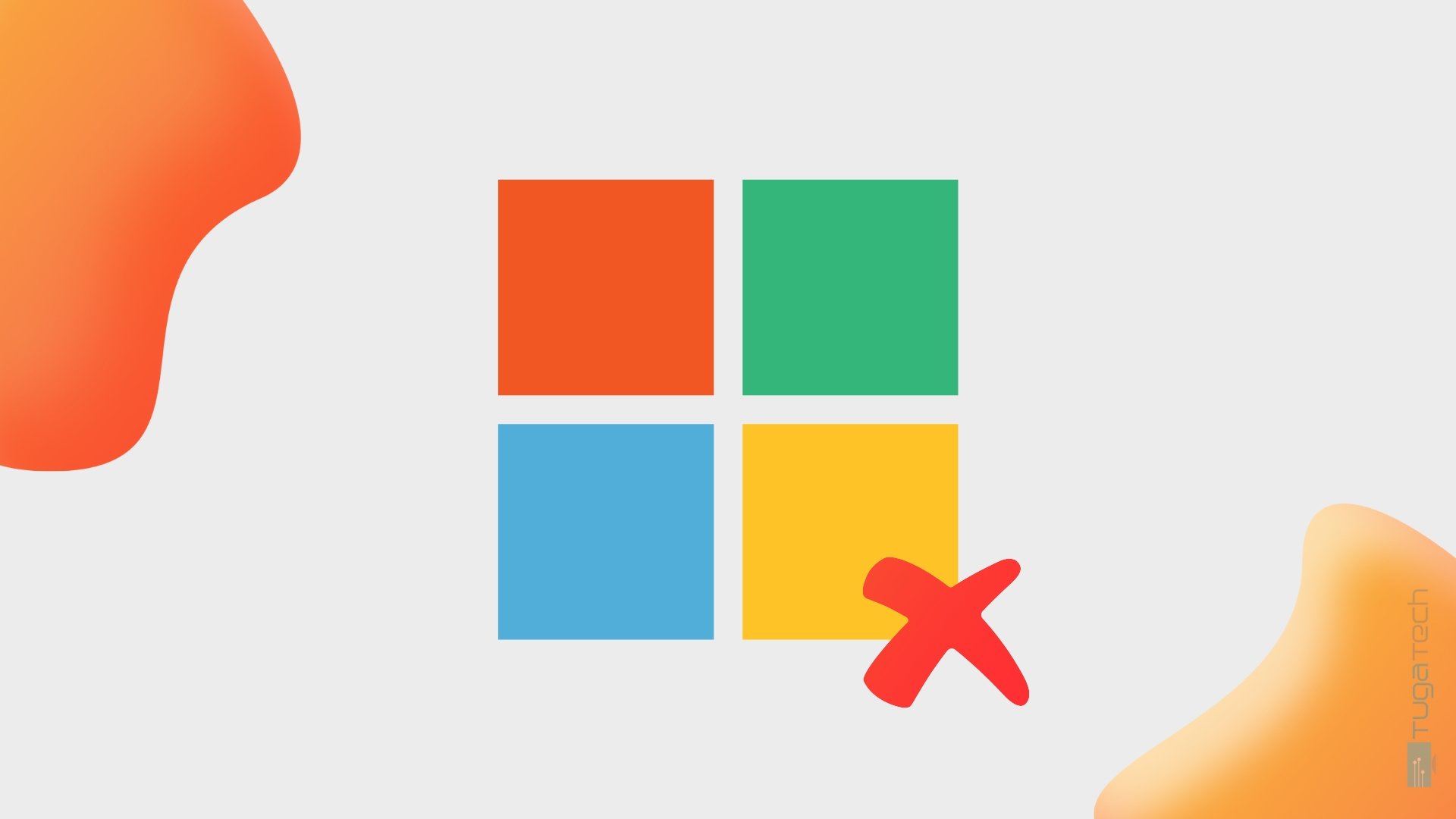 Microsoft logo com erro