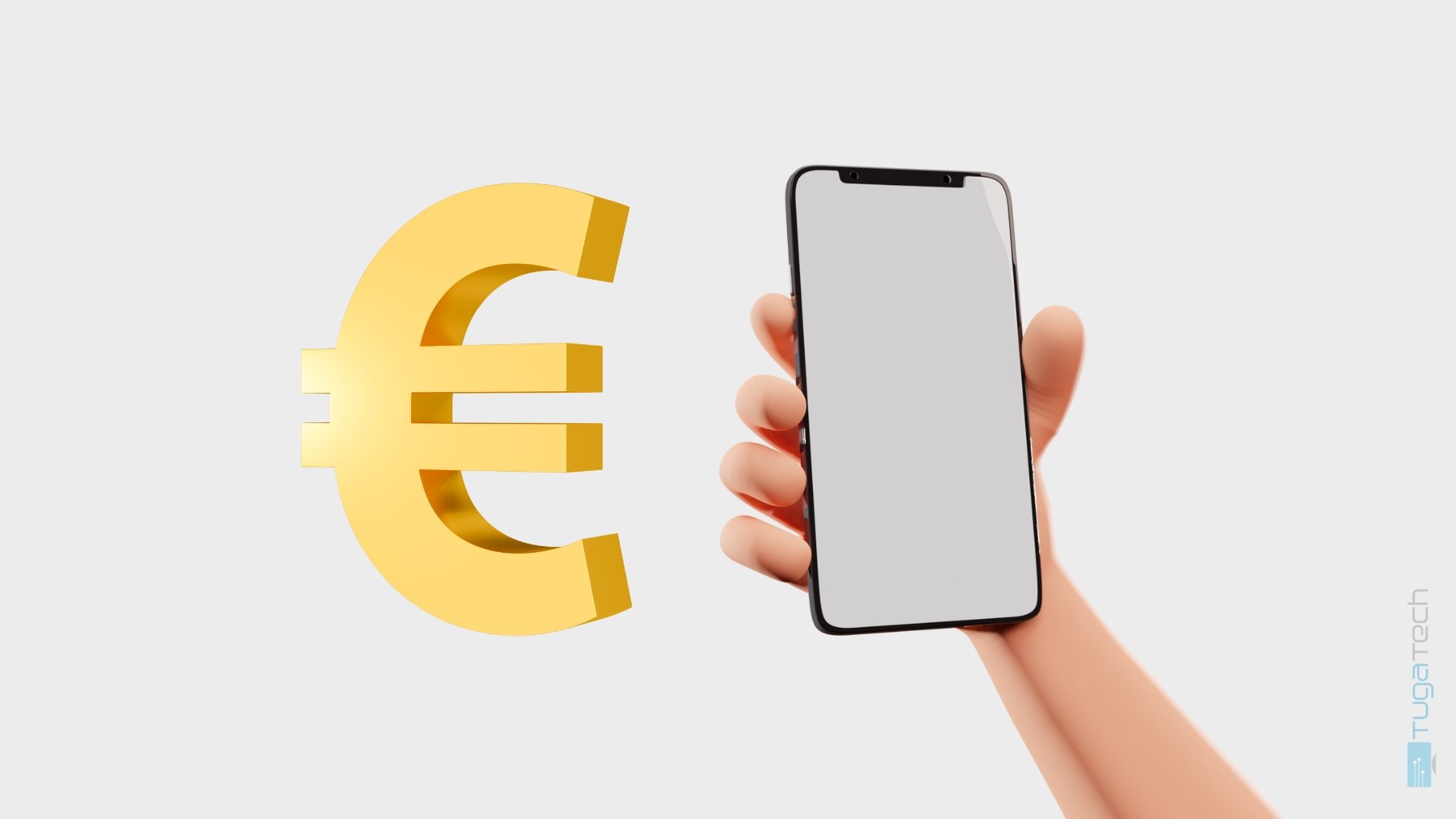 Smartphone com euros