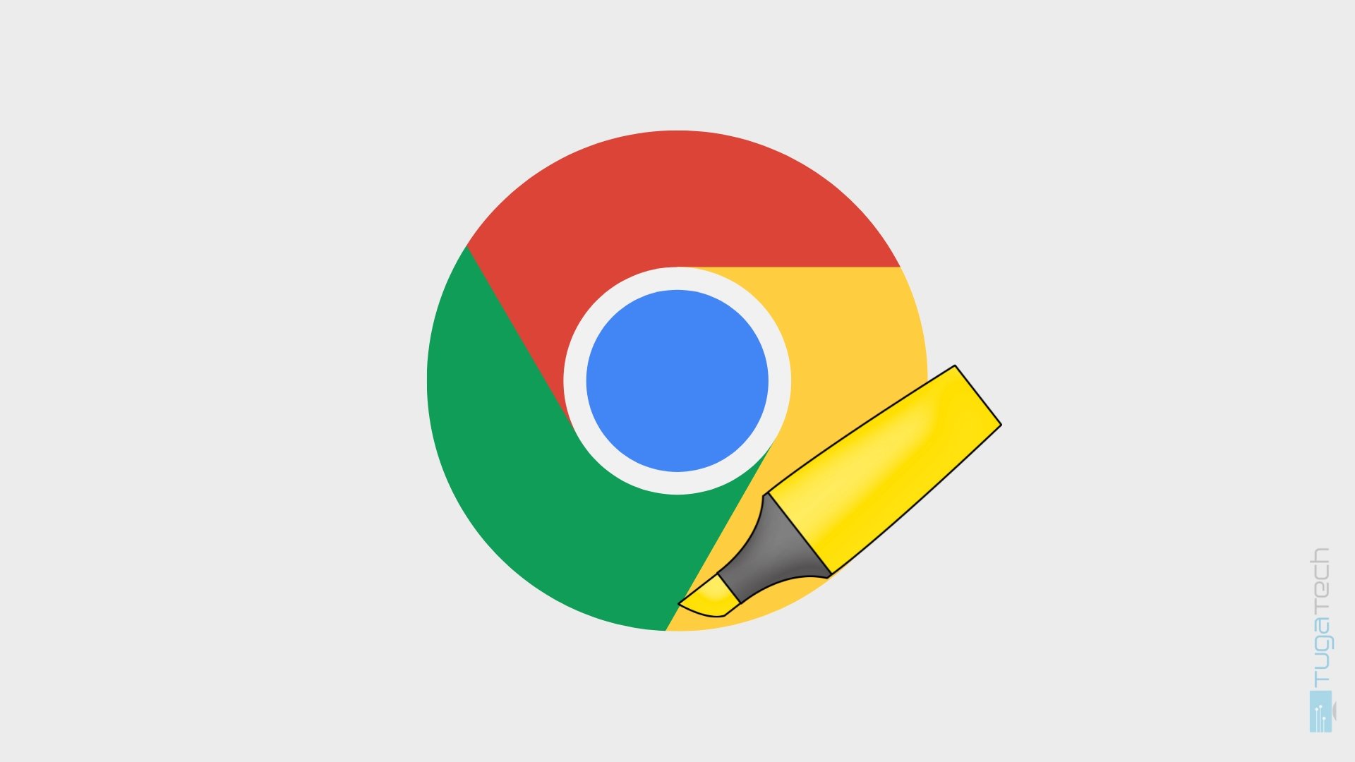 Google Chrome sublinhado