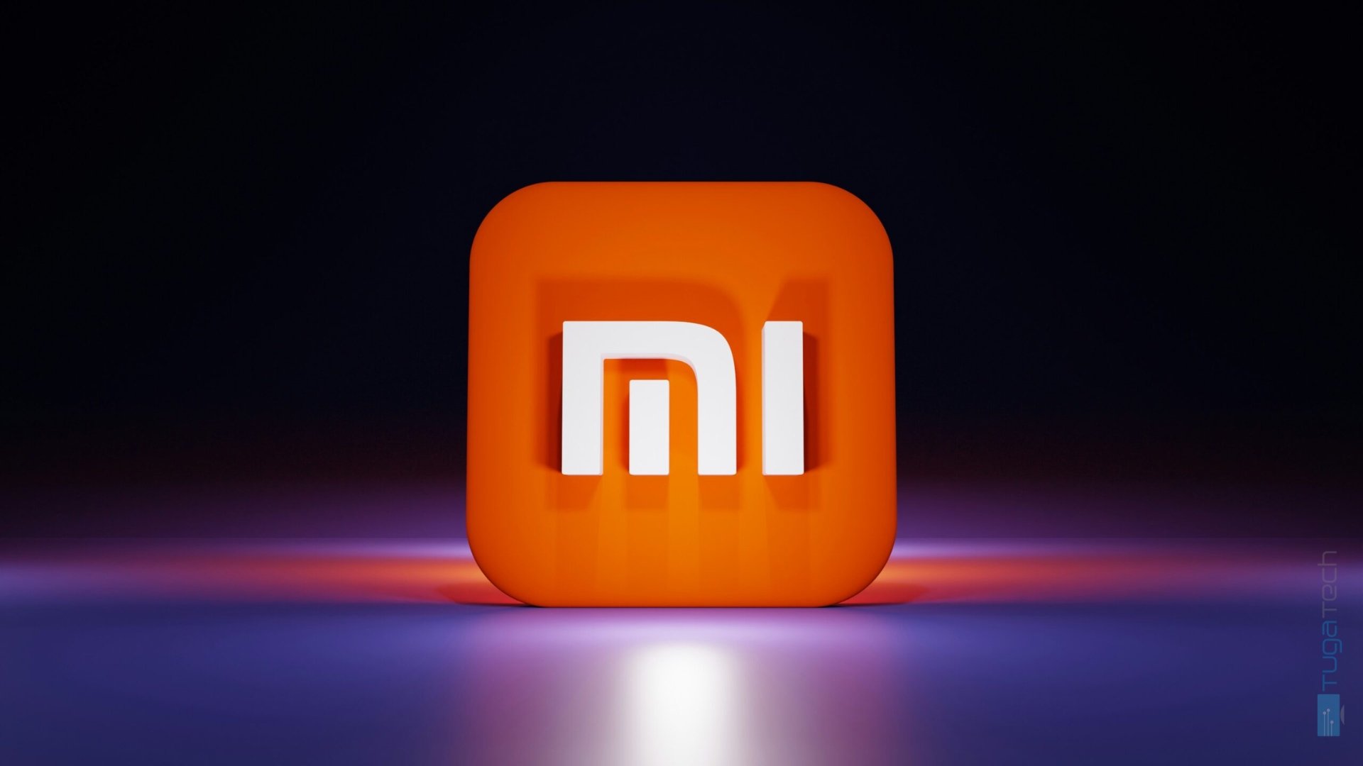 Xiaomi logo 3d