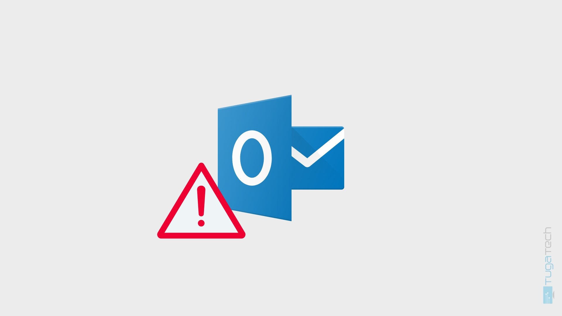 Outlook com alerta