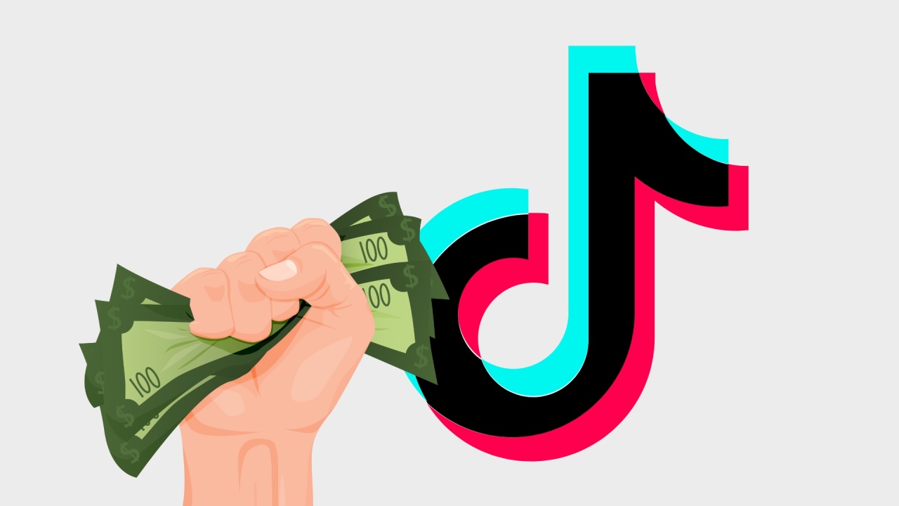 TikTok com dinheiro