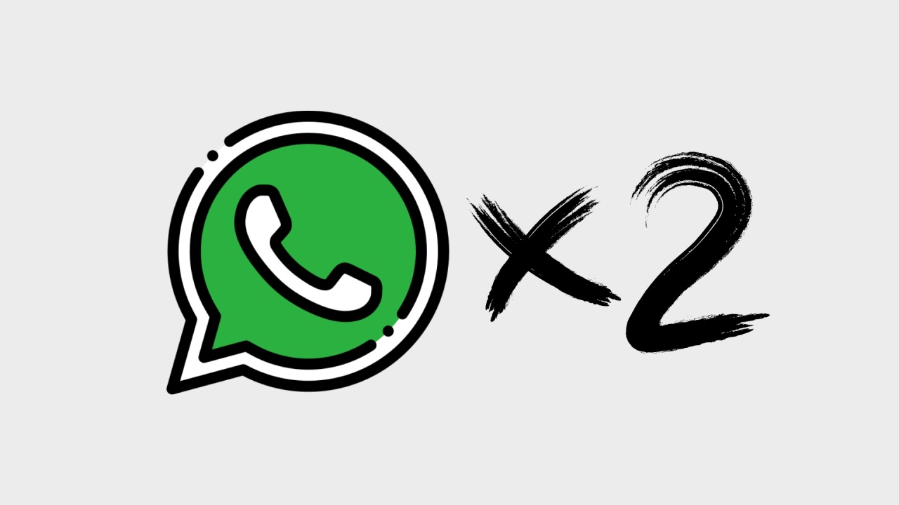 WhatsApp vezes dois