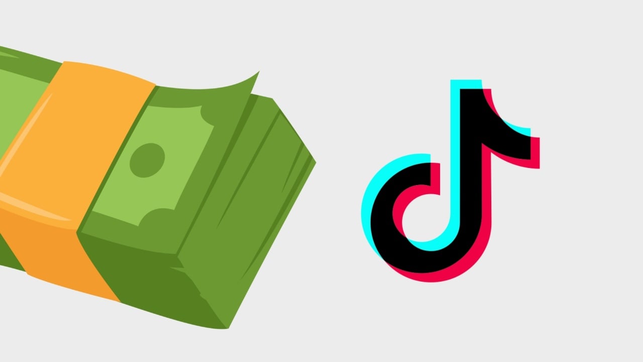 TikTok com dinheiro