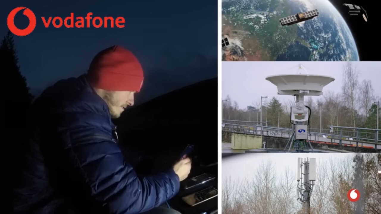 vodafone videochamada satélite