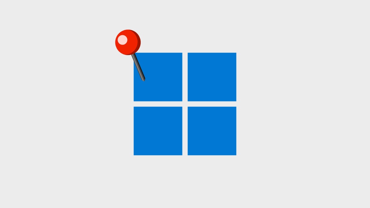 Windows 11 com pino de localização