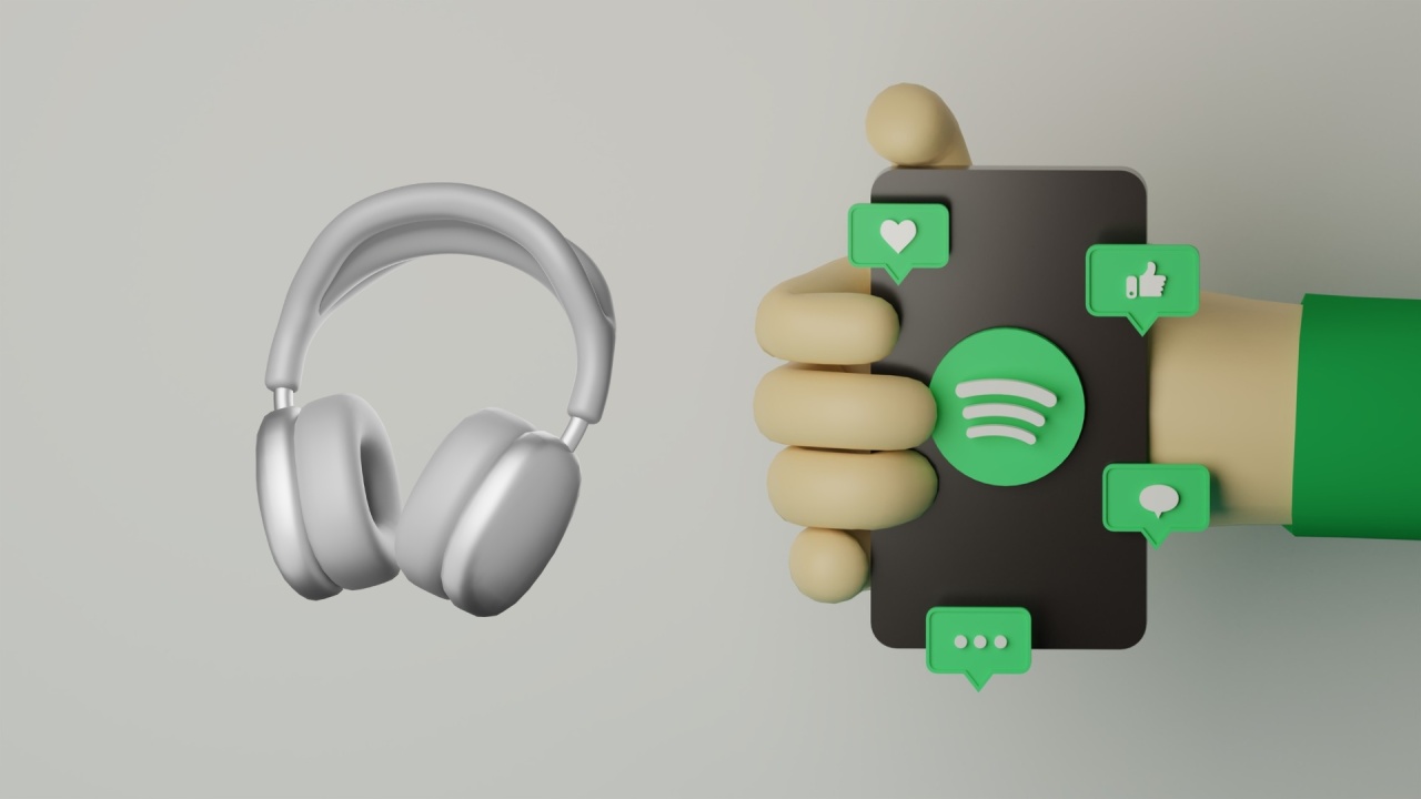 Spotify com headphones