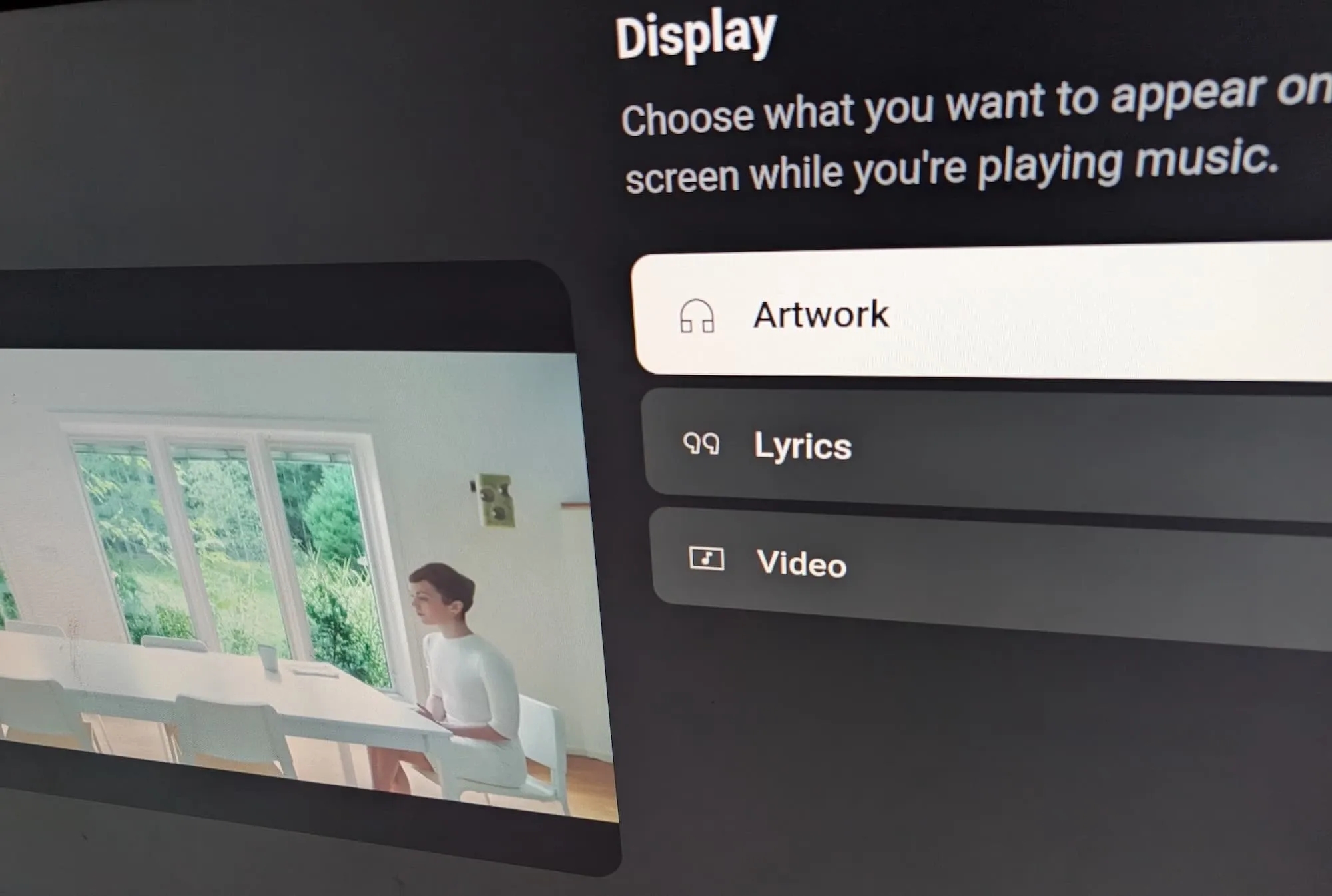 opções do youtube em android tv