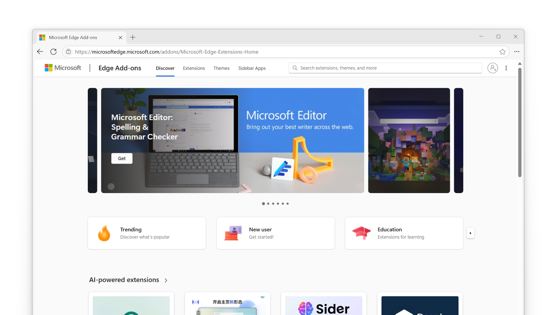 Microsoft Edge Add-ons