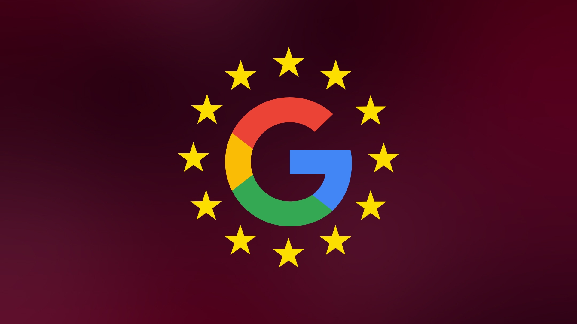 Google com logo da europa