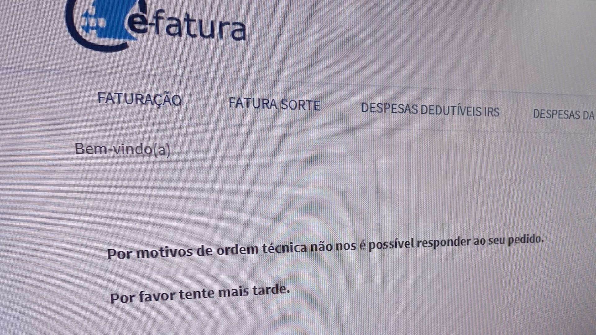 efaturas com erros