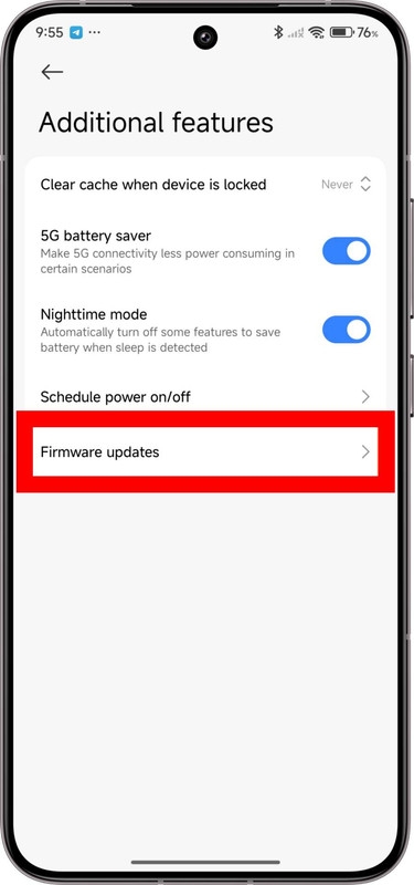 atualização de firmware das baterias da xiaomi