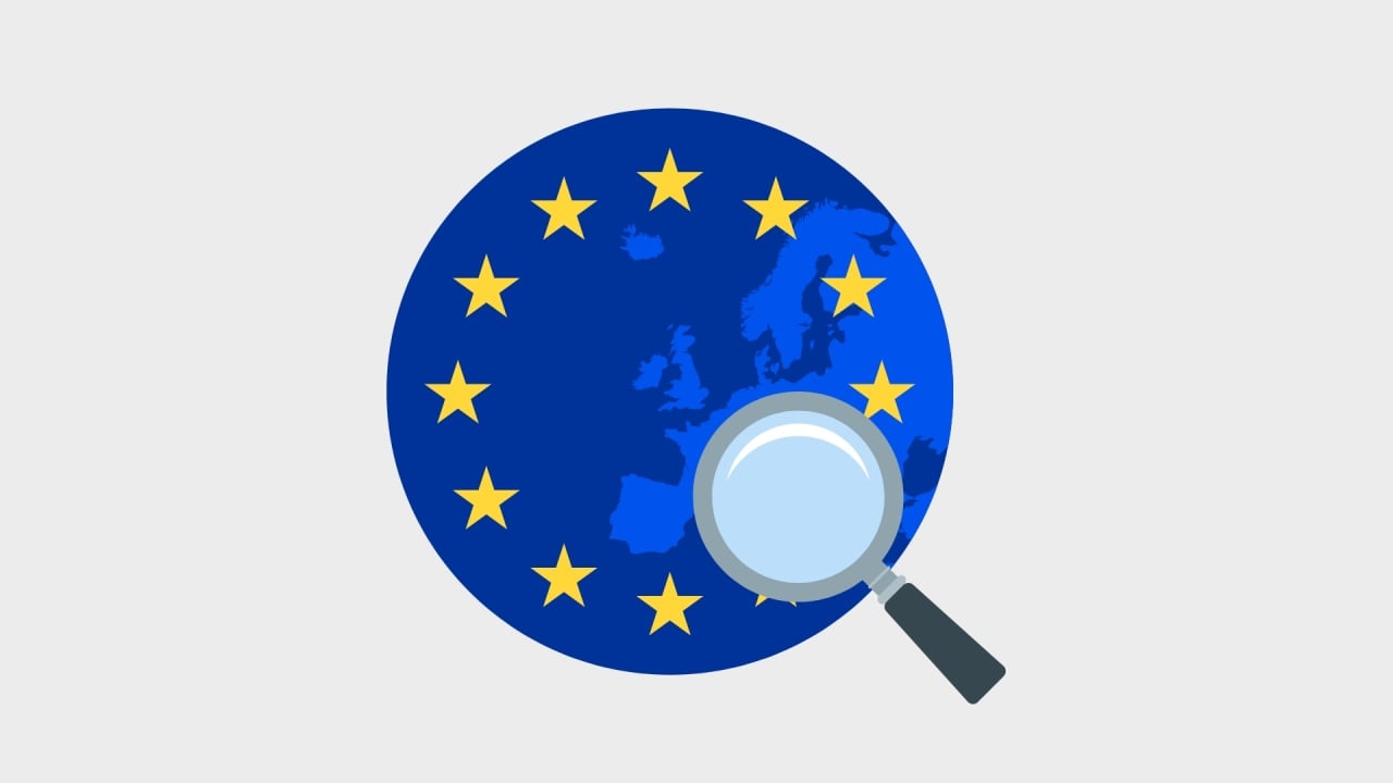 Europa sobre uma lupa