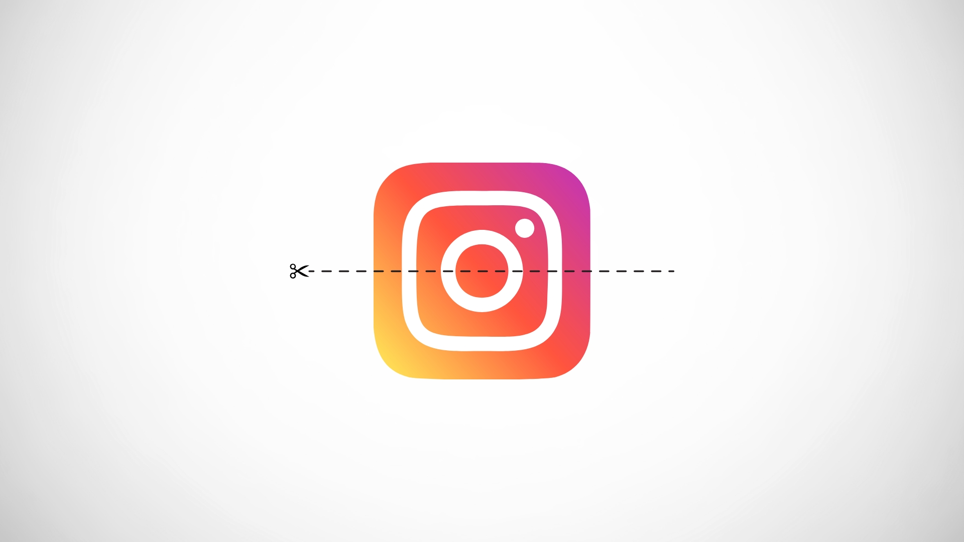 Instagram com corte