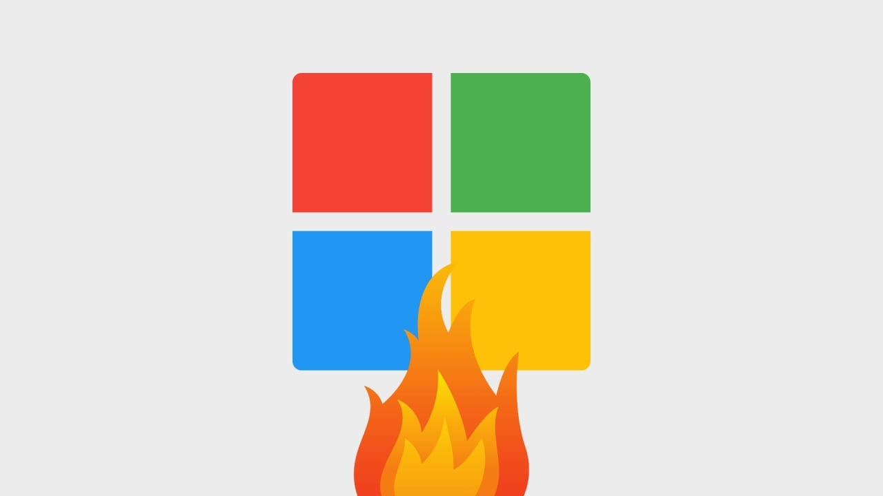 Microsoft em fogo