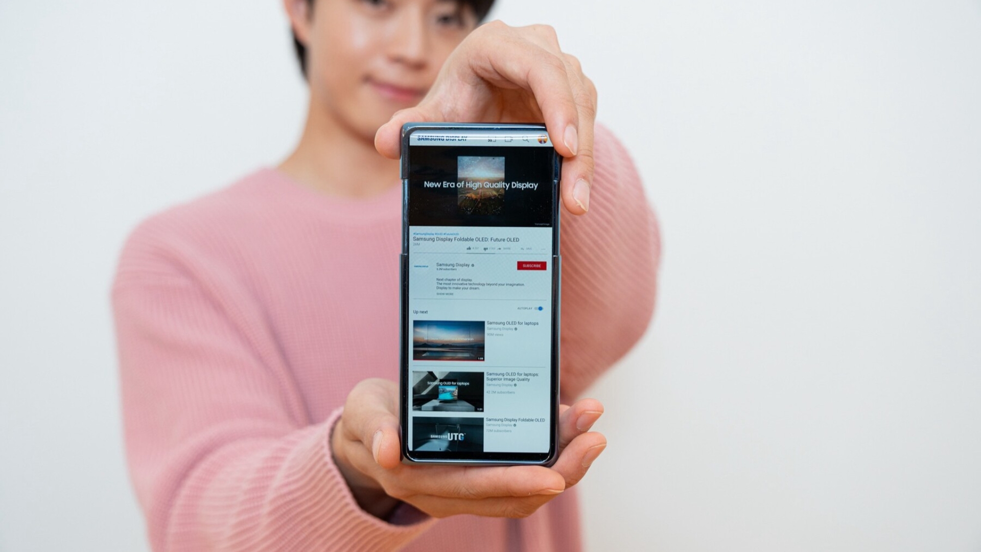 Samsung OLED em smartphone