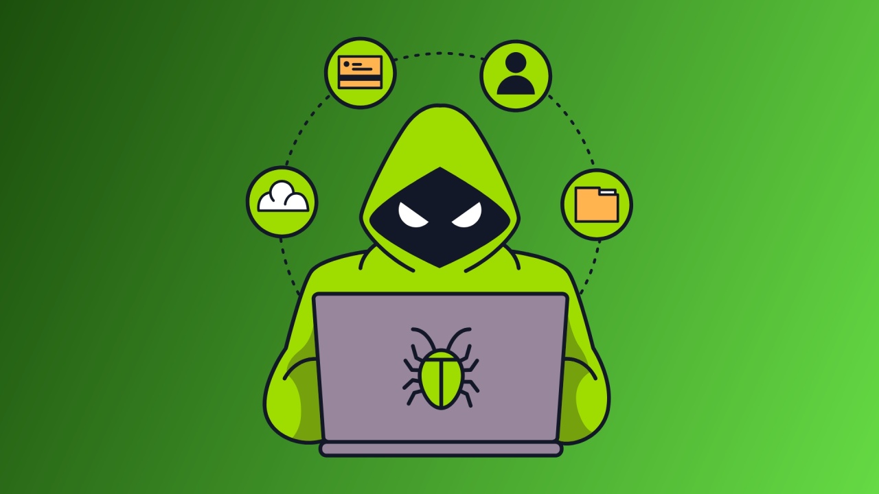 hacker em frente de computador