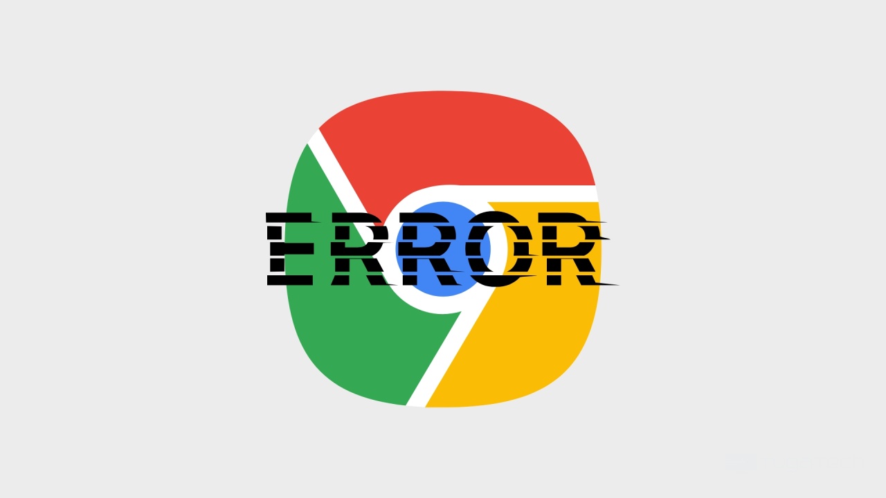 Google Chrome com erro