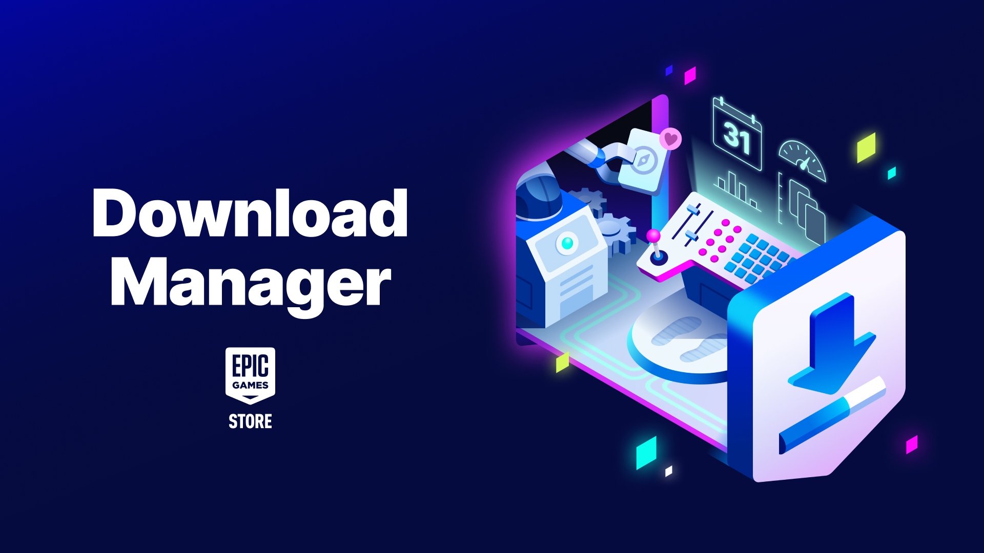 Epic Games Store gestor de download