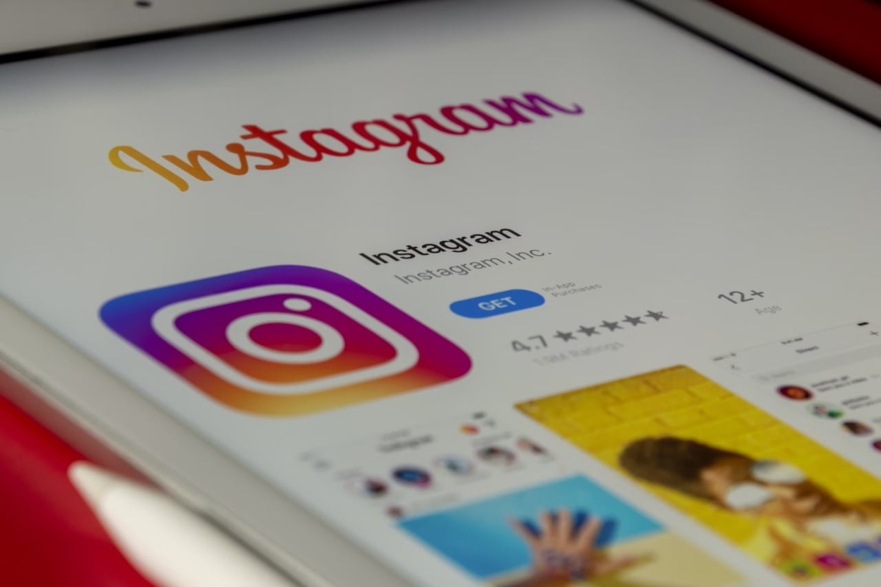 Instagram em um iPad antigo