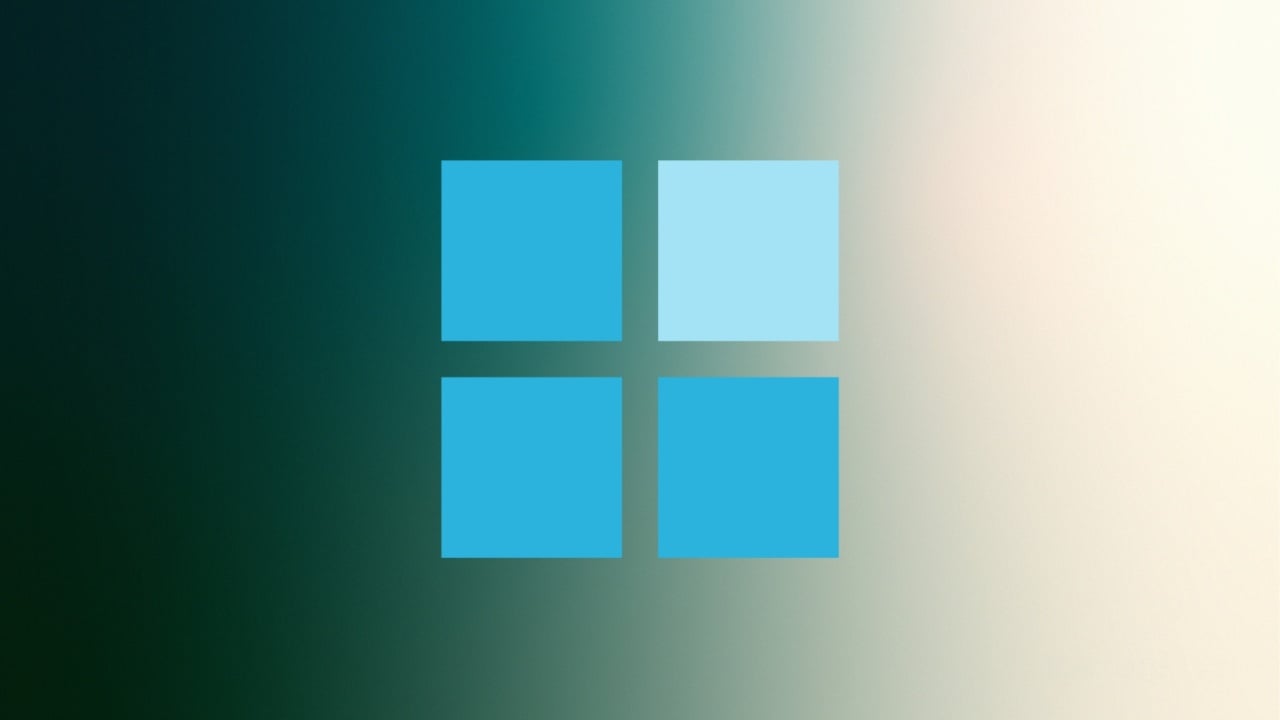 Windows logo em fundo premium