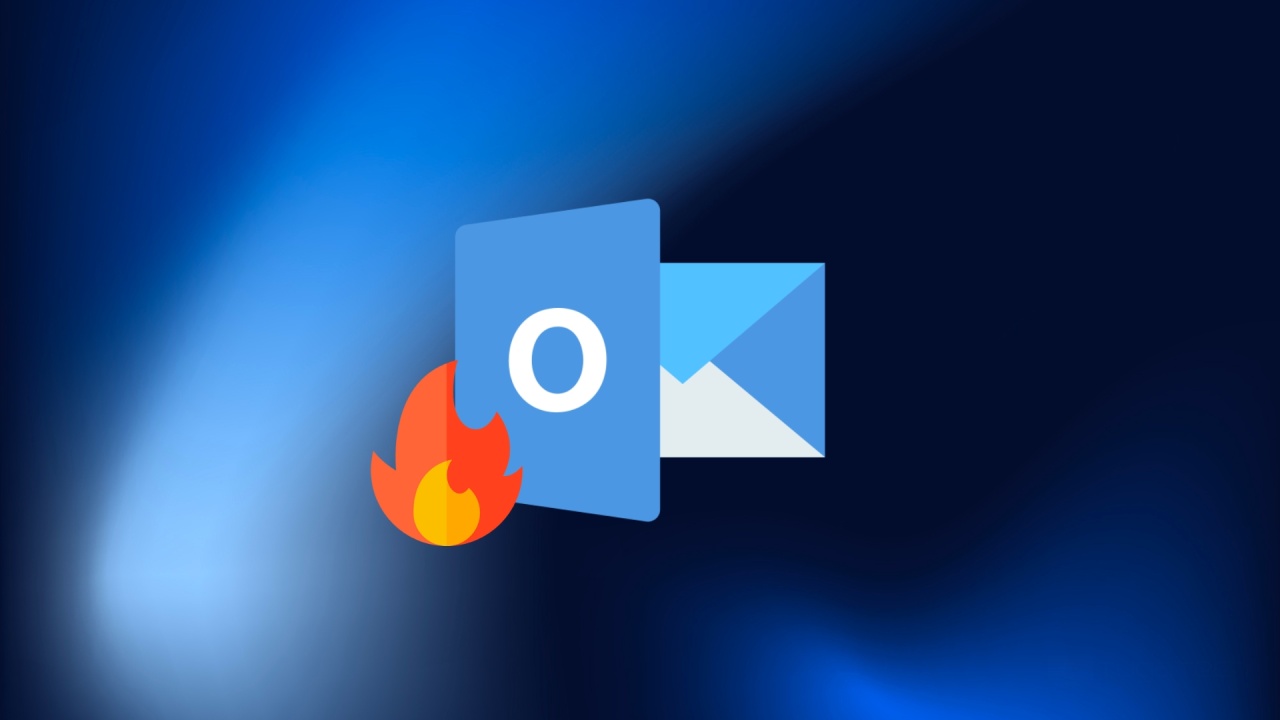 Outlook em fogo