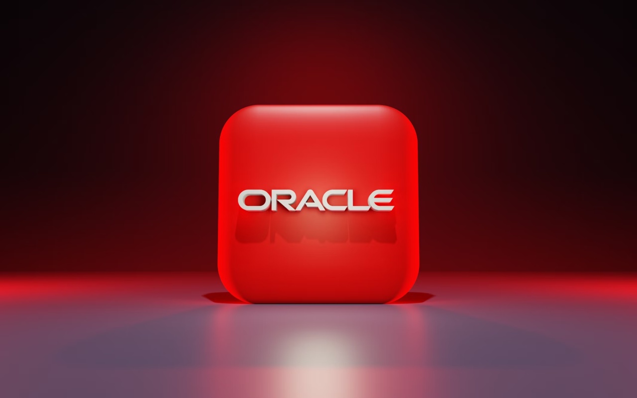 Logo da Oracle em cubo vermelho
