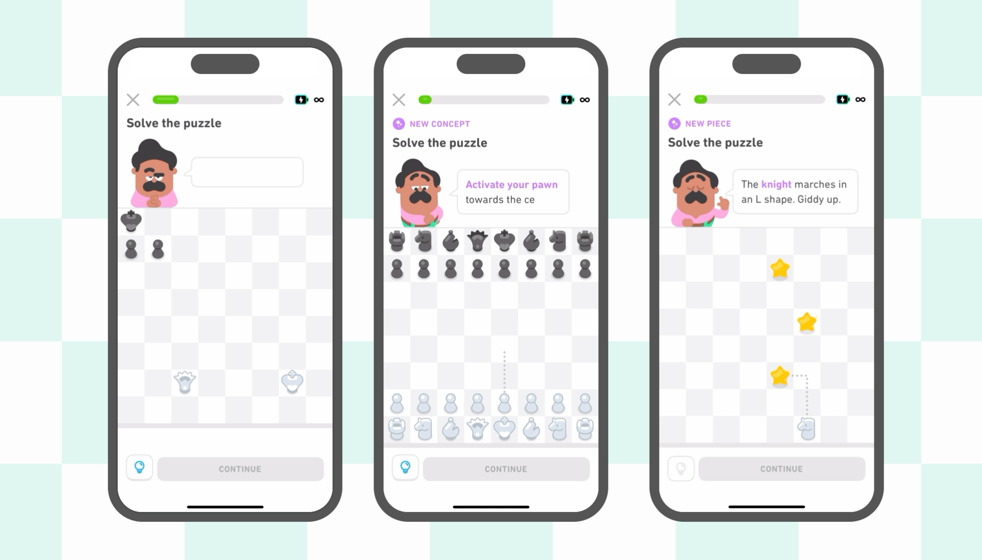 cursos de xadrez no duolingo