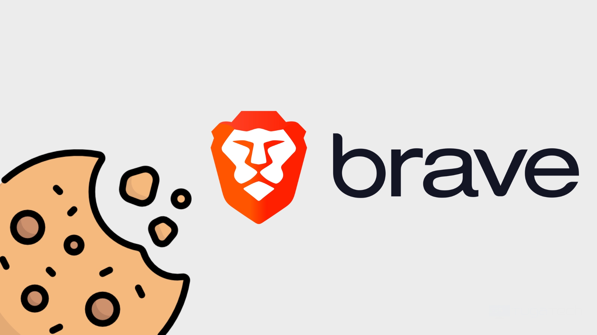 Logo da Brave com cookies