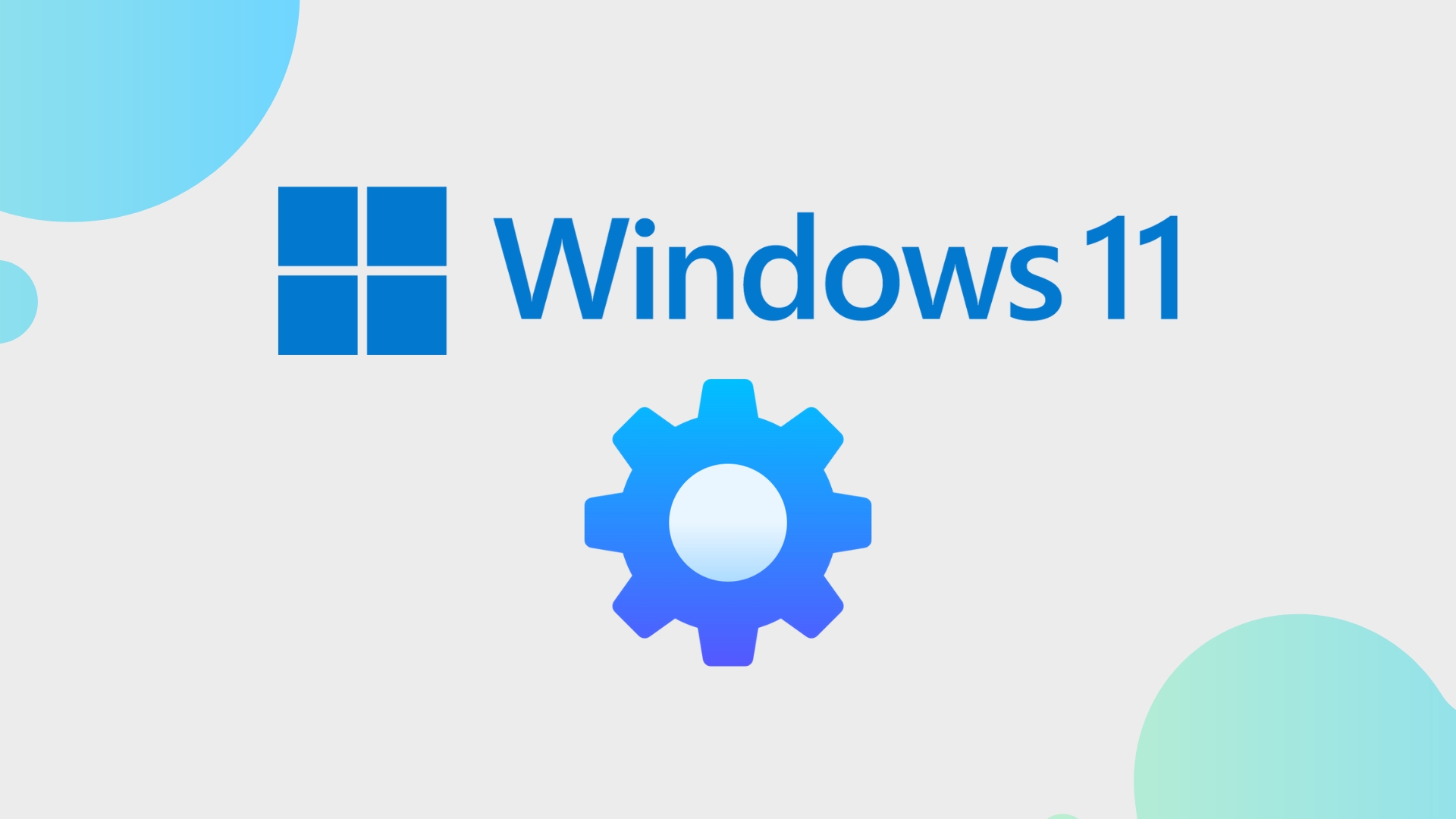 Windows 11 com icone de definições