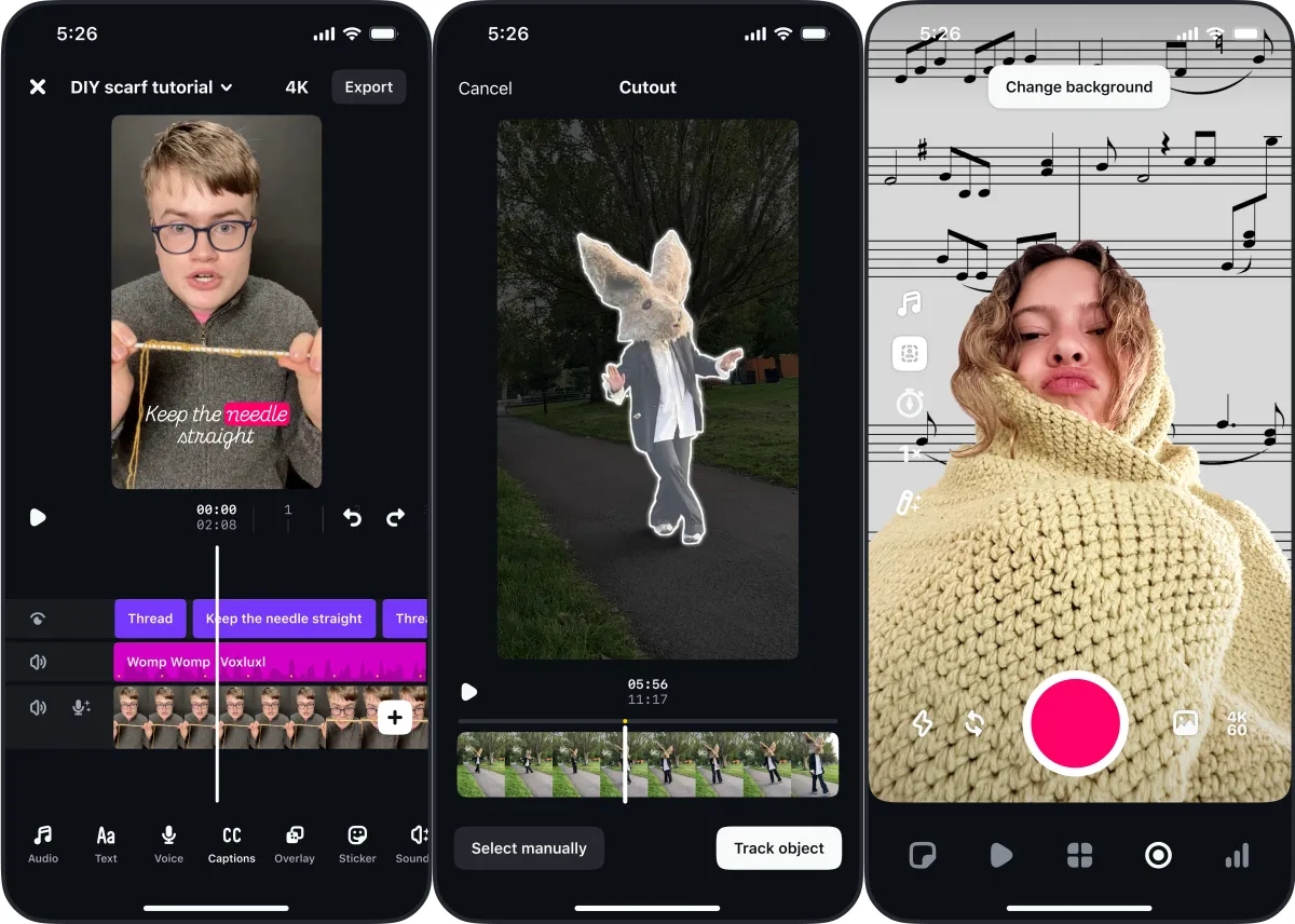 Instagram Edits imagens da aplicação
